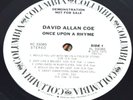 David Allan Coe Once Upon A Rhyme Columbia KC33085 3A/2D Country WLP Cut Out EX