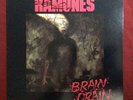 THE RAMONES AUTOGRAPHED LP “Brain Drain” EX Signed By JOHNNY JOEY DEE DEE MARKY