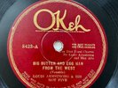 Louis Armstrong Okeh 8423 Big Butter & Egg Man Sunset Stomp 78 RPM Jazz Record V