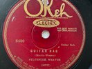 Sylvester Weaver Okeh 8480 Guitar Rag Damfino Stump 78 RPM Blues Record VV-