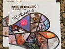 New  Paul Rodgers Midnight Rose SIGNED Art Card Vinyl LP Autographed Bad Company