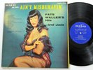 FATS WALLER Hits and Jazz LP BETTIE PAGE Cover Art RARE 1957    a7121