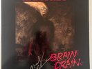 RAMONES - Brain Drain LP Autographed by Marky Ramone Inc C.O.A. Free US Shipping