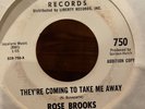 ROSE BROOKS RARE  Promo JIMI HENDRIX COMING TO TAKE ME AWAY FUNK VG SOUL CITY