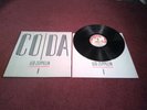 LED ZEPPELIN CODA UK 1ST PRESS A2 B EX+NEAR/MINT AUDIO A FORGOTTEN ZEP CLASSIC