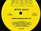 Bitin Back - Shes Breaking Up -Rare Breakbeat Hardcore Techno Record Mickey Finn