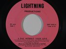 Sweet Soul 45 COLOR US PEOPLE BAND A Day Without Your Love/You're Teasing Me VG+