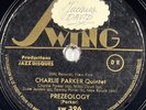 Charlie Parker Quintet : Parker's Blues / Prezeology DISQUE 78 rpm SWING SW. 396