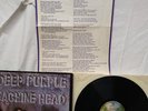 Deep Purple Machine Head Vinyl LP Warner Bros. Records BS 2607 1974 + poster