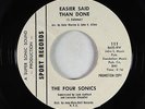 Northern Soul 45 - Four Sonics - Easier Said Than Done - Sport