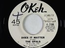 Northern Soul 45 - Opals - Does It Matter - Okeh