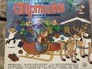 Christmas With The Chipmunks Volume 2 Vinyl Record. Rare Metallic Cover.