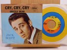 Jack Scott RnR teen country 45 Cry Cry Cry bw Grizzly Bear on Capitol