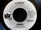 BLONDIE - X Offender alt new wave rock Nr MINT '76 Private Stock promo debut 45
