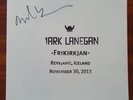 VINYL MARK LANEGAN Frikirkjan Reykjavic Iceland SIGNED LIMITED EDITION 2 x LP EX