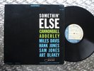 Cannonball Adderley   Somethin' Else   Vintage LP  Blue Note BST 81595,