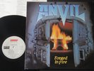 Anvil – Forged In Fire LP VINYL 1st PRESS HEAVY SPEED METAL 1983 FRANCE LAT 1170