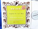 COLUMBIA SAX 2262 *BLUE/SILVER* KLEMPERER* BRAHMS SYMPHONY NO. 1* PHILHARMONIA*