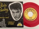 Elvis Presley / Mystery Train & I Forgot To Remember To / Red Vinyl Sun 45 w PS