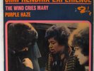 HEAR Jimi Hendrix 45 EP Wind Cries Mary / Purple Haze BARCLAY psych french EX