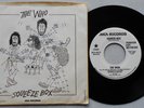 THE WHO   SQUEEZE BOX B/W SUCCESS STORY   WHITE LABEL PROMO 45 & PICTURE SLEEVE