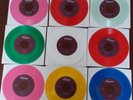 9 Beatles 45 rpm   Juke Box Only   Colored Vinyl Records NM Condition
