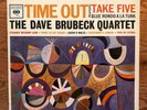 The Dave Brubeck Quartet - Time Out LP Columbia CS 8192 1961 Pressing 6-Eye VG+