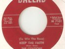 THE CITATIONS Keep The Faith BALLAD  NORTHERN SOUL USA 45