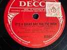 78 Rpm Judy Garland - Great Day For The Irish/Milking Her Cow - DECCA