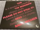 The Residents LP Reissue Please Do Not Steal It Clear Unplayed MOV Ltd. #863