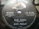Rock & Roll 78 ELVIS PRESLEY Blue Moon Just Because RCA VICTOR 20-6640