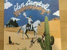 Glen Campbell Rhinestone Cowboy Signed Vinyl LP Record Autograph Embossed