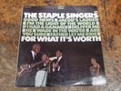 THE STAPLE SINGERS For What It's Worth EPIC 1967 Gospel VG+ VINYL LP Record USED