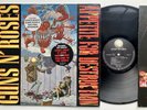 Guns n Roses Appetite For Destruction 1st UK vinyl withdrawn sleeve + 2 stickers