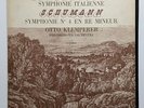 Otto Klemperer Mendelssohn Schumann Symphonies French Columbia SAXF 218