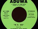 CALIFORNIA GOLD NOTES W.B. 302 45 Aduwa Rare 1970s Los Angeles Funk M-