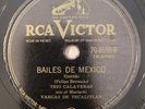 Trio Calaveras Bailes De Mexico El Corrido Durango RCA Victor Latin 78 RPM HEAR