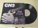 CH3 (Channel 3) Fear of Life 1982 Posh Boy 1st U S Press LP w/lyric sheet
