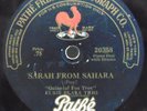 78 RPM RECORD EUBIE BLAKE  TRIO SARAH FROM SAHARA 1917 PATHE & KLASS BUNCH BLUES