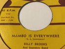 BILLY BROOKS MAMBO IS EVERYWHERE/ SONG OF THE DREAMER Duke 142. Hot R&B Mambo