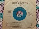Pee Wee King green teal colored vinyl 45 Rag Mop / When They Played That Old