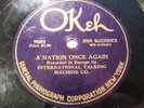 1906 John McCormack London 1st ODEON RECORD Irish Rebel Song A NATION ONCE AGAIN