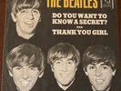 THE BEATLES - DO YOU WANT TO KNOW A SECRET 45  Picture Sleeve VJ 587 Vee Jay