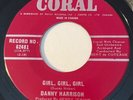 NORTHERN SOUL Danny Harrison GIRL GIRL GIRL Coral 45 rare Canadian pressing NM