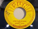 SUN 316 JOHNNY CASH-LUTHER PLAYED THE BOOGIE/THANKS A LOT=COUNTRY ROCKABILLY 45