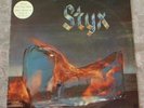 Styx Equinox 1975 LP RARE GOLD Vinyl EX Nice & Insert SP 4559 Light Up Lorelei