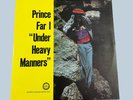 Prince Far I – Under Heavy Manners - Joe Gibbs – JGML 2914 - 1980 Reissue - NM