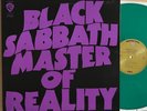 BLACK SABBATH - MASTER OF REALITY - 2016 RHINO GREEN VINYL LP reissue album VG+