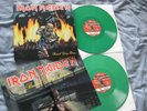 iron maiden - 2LP - BRUSSELS GOING DOWN - GREEN VINYL - POSTER - NEW - RARE