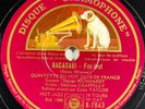 Django Reinhardt, Stéphane Grappelly : Nagasaki 78 tours rpm GRAMOPHONE K-7843